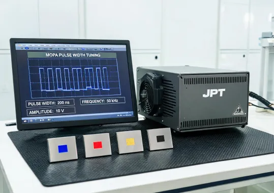 MOPA pulse waveform tuning dashboard